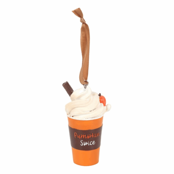 Pumpkin Spice Latte Hanging Ornament - Image 2