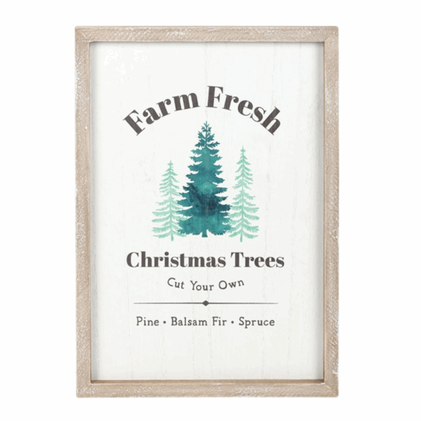 Farm Fresh Christmas Trees Framed Wall Art Print - Image 2