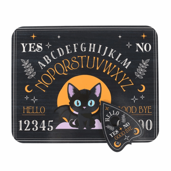 Cute and Creepy Bat Cat Talking Board with Planchette - Image 2