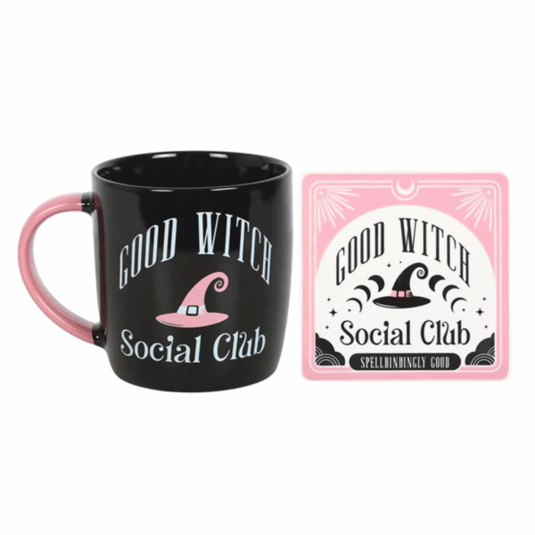 Good Witch Social Club Mug and Coaster Set - Image 2