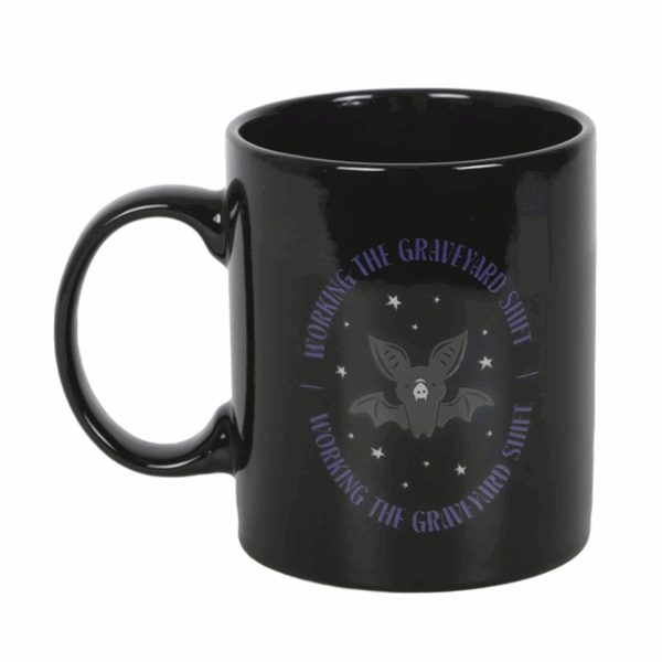 Graveyard Shift Bat Mug - Image 2