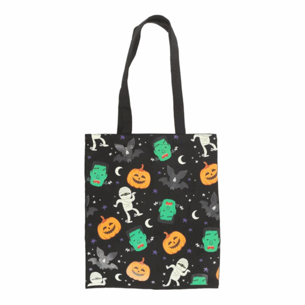 Monster Mash Print Polycotton Tote Bag - Image 2