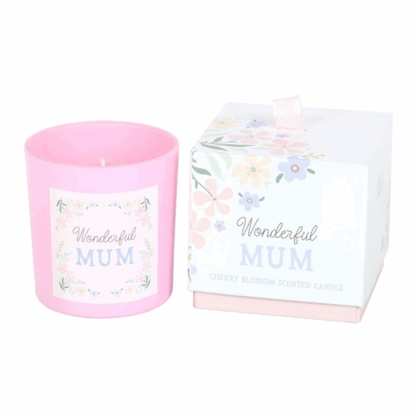 Wonderful Mum Cherry Blossom Candle - Image 2