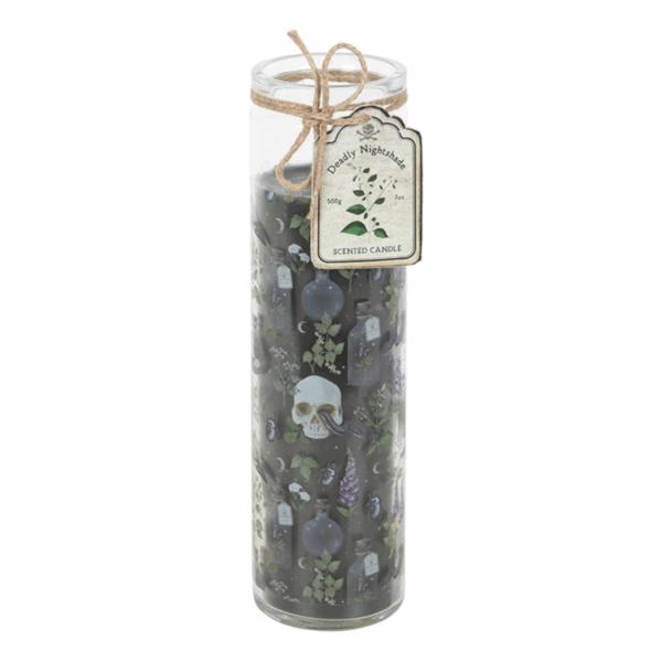 Poisonous Plants Deadly Nightshade Tube Candle - Image 2