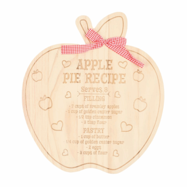 Apple Pie Recipe Serving Board - Image 2