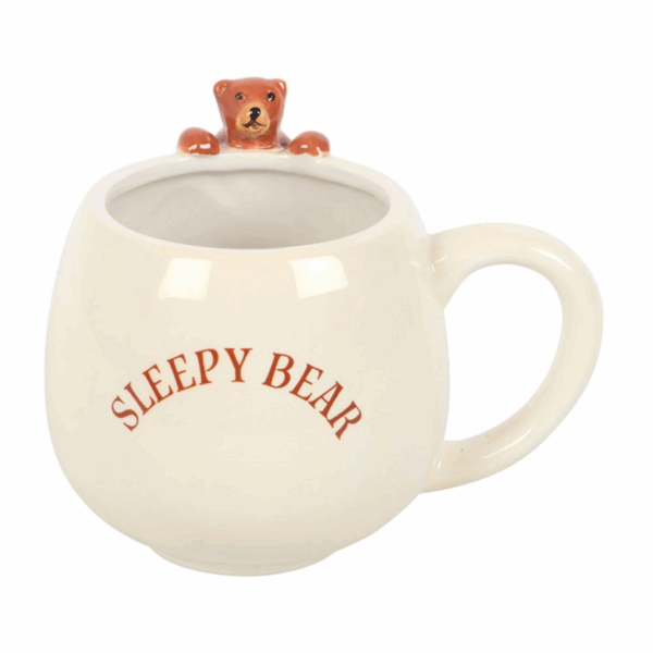 Sleepy Bear Rounded Mug - Image 2