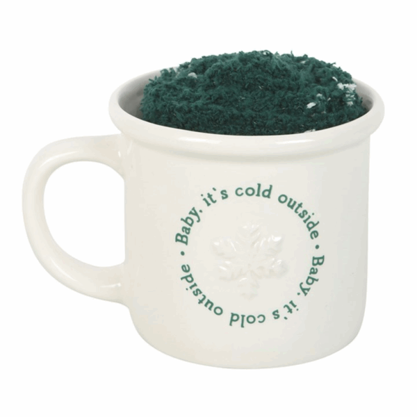 Baby It's Cold Outside Mug and Socks Set - Image 2