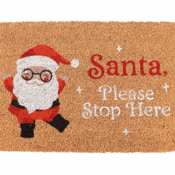 Natural Santa Claus Doormat - Image 3
