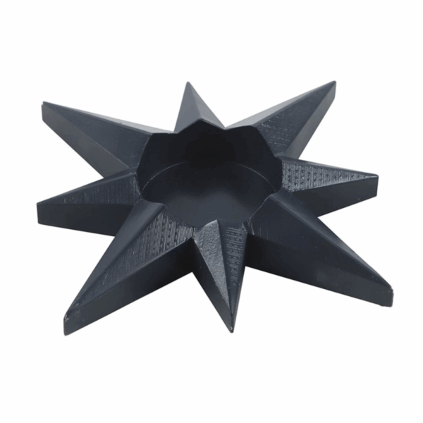 Navy Star Tealight Candle Holder - Image 3