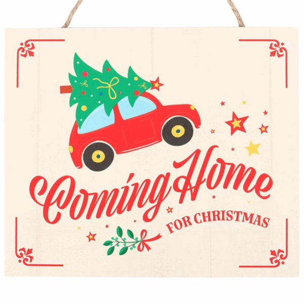 Coming Home for Christmas Hanging Sign - Image 3