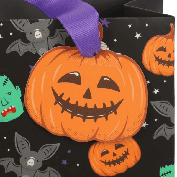 23cm Medium Monster Mash Print Gift Bag - Image 3
