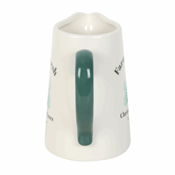 Farm Fresh Christmas Trees Ceramic Flower Jug - Image 3