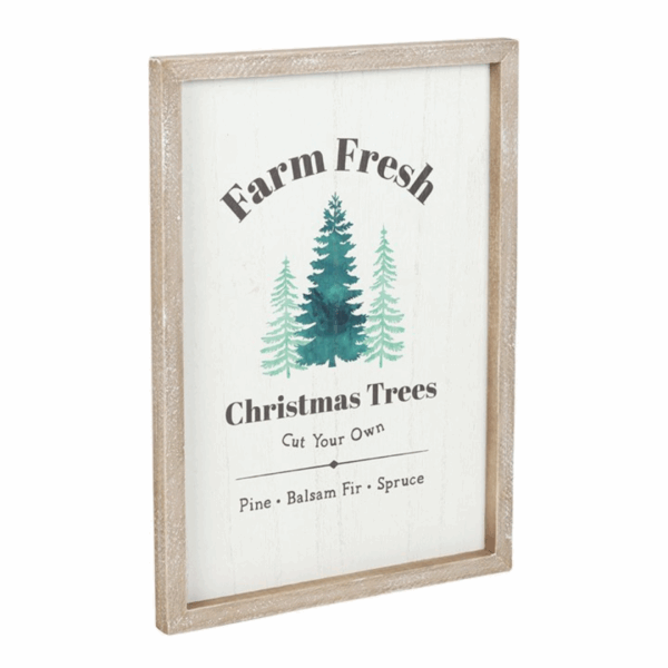 Farm Fresh Christmas Trees Framed Wall Art Print - Image 3