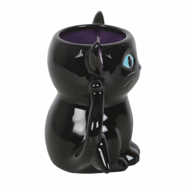 Cute and Creepy Bat Cat Mug - Image 3