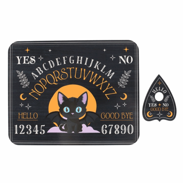 Cute and Creepy Bat Cat Talking Board with Planchette - Image 3