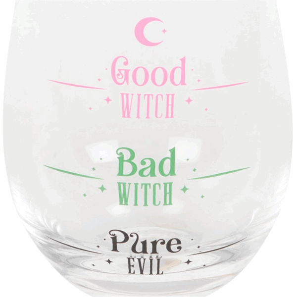 Good Witch, Bad Witch Stemless Glass - Image 3