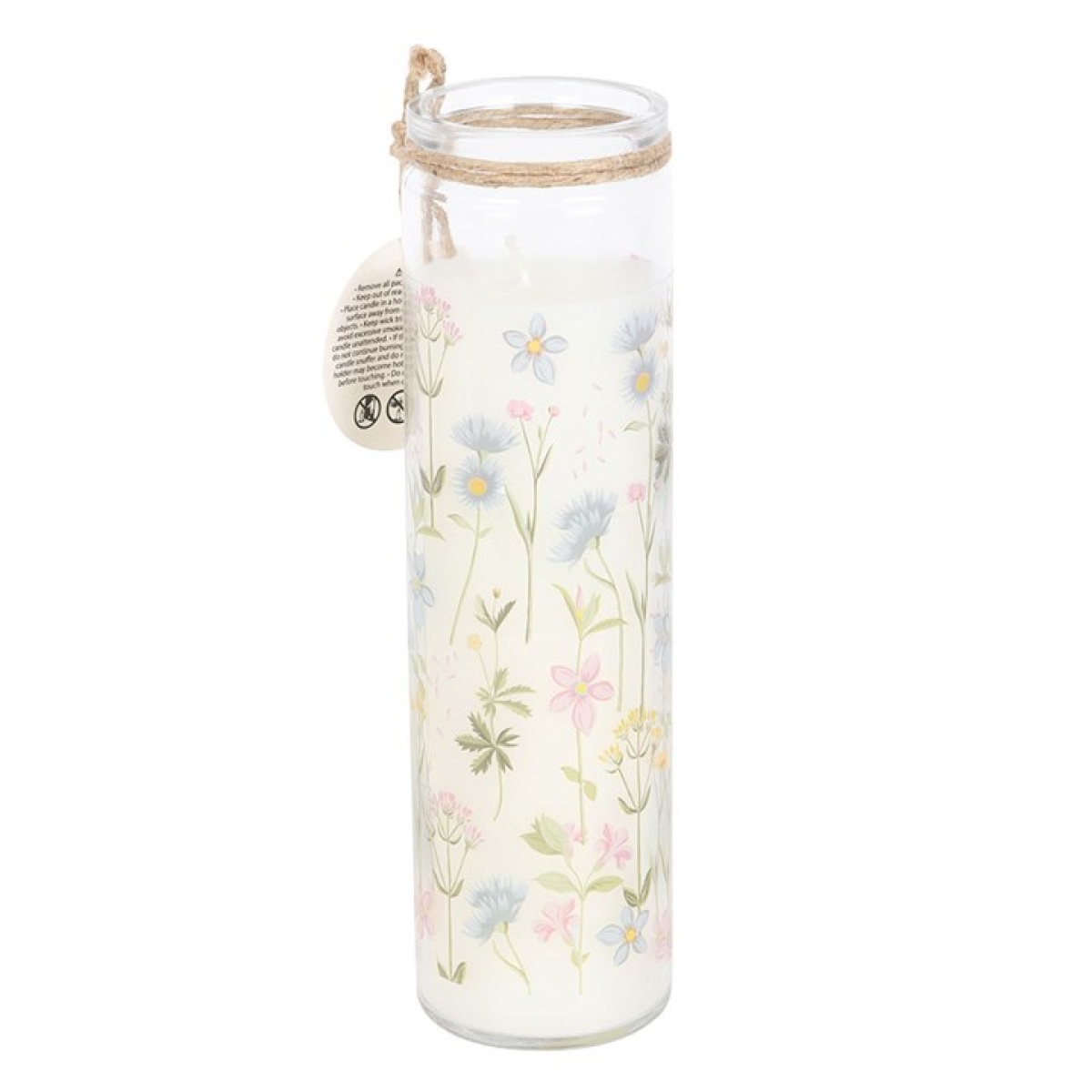 Floral Print Wildflower Tube Candle - Image 3