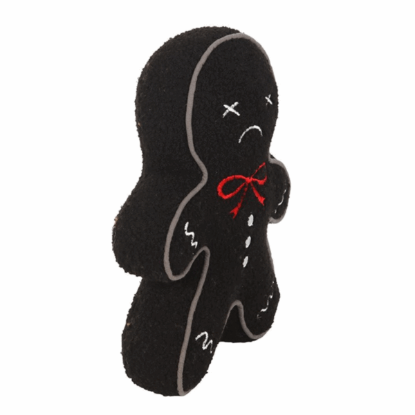 Spooky Gingerbread Man Boucle Cushion - Image 3