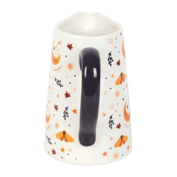 Autumn Magic Harvest Moon Print Ceramic Flower Jug - Image 3