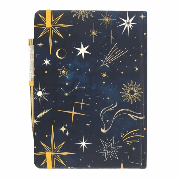 Leave A Little Sparkle A5 Notebook with Citrine Pen - Image 3