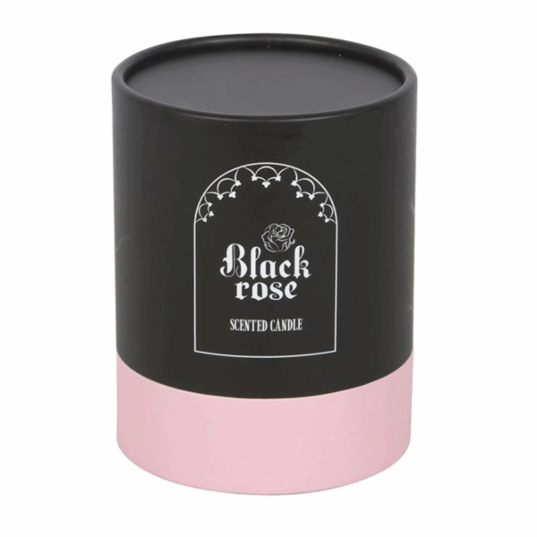 Black Rose Candle with 3D Roses - Image 4