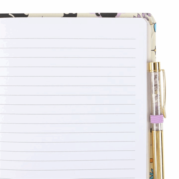 Cute and Creepy Print A5 Notebook with Amethyst Pen - Image 4