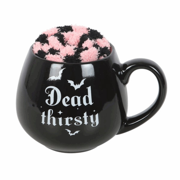 Dead Thirsty Mug and Socks Set - Image 4