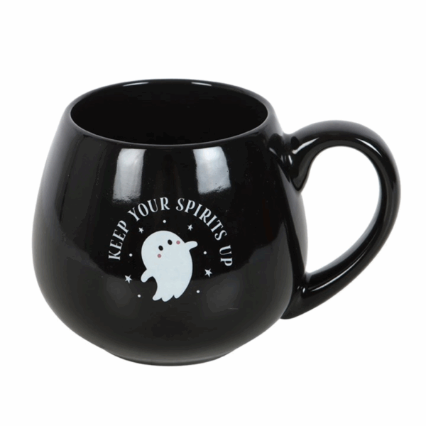 Keep Your Spirits Up Rounded Ghost Mug - Image 4