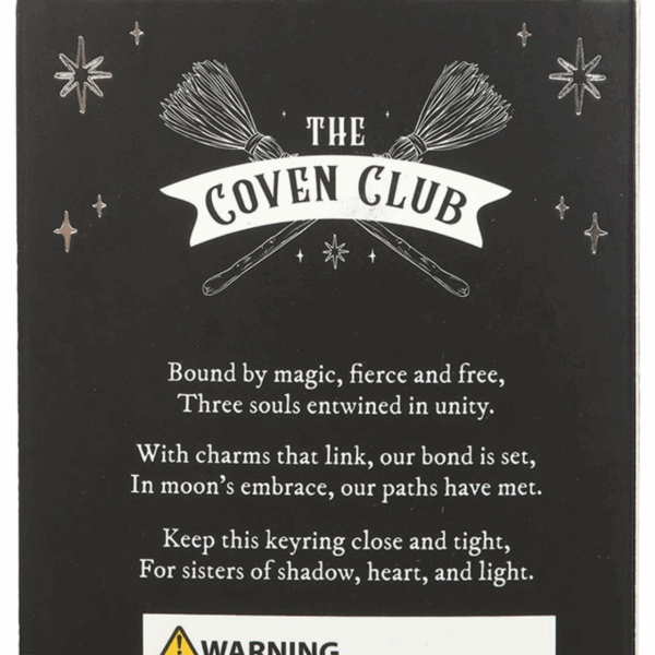 Set of 3 Coven Sisters Witch Hat Keyrings - Image 4