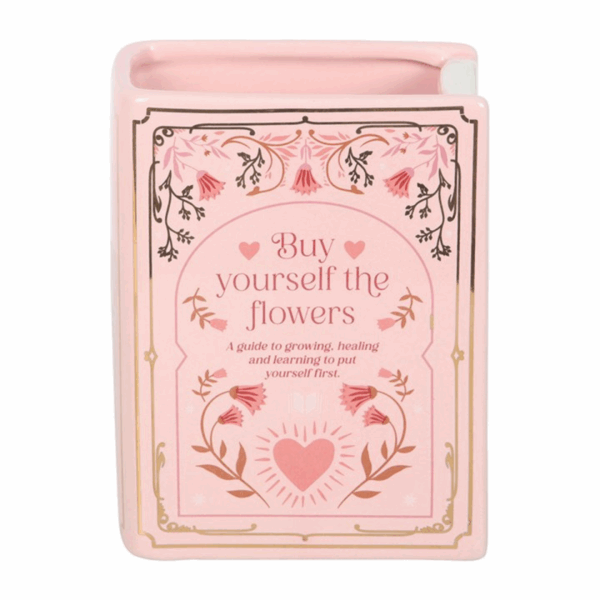 Pink Book Shaped Vase - Image 4
