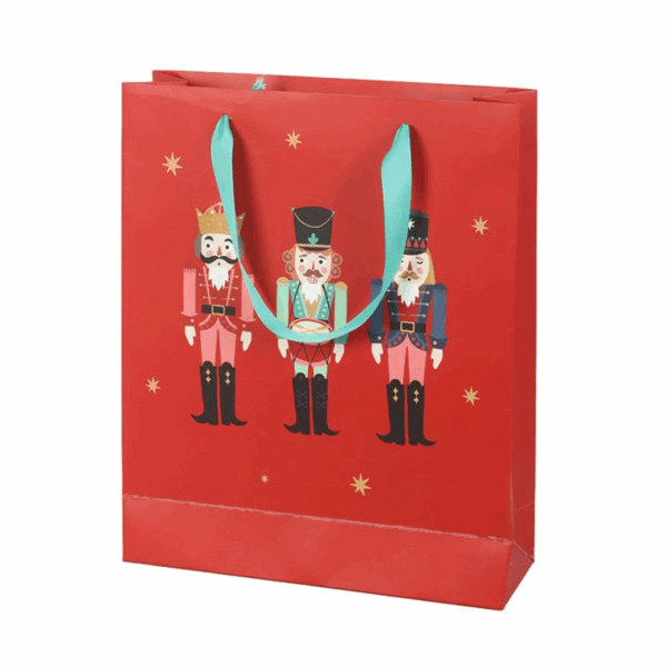 33cm Red Nutcracker Gift Bag - Image 4