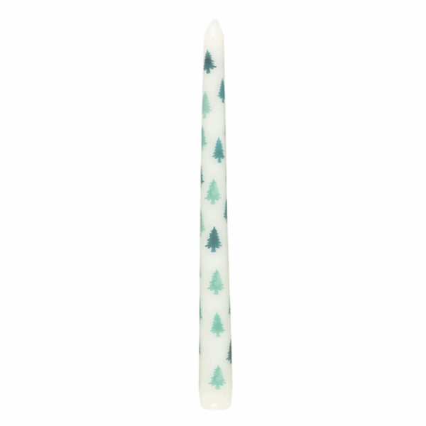 Green Fir Tree Candle Holder with Taper Candle - Image 4
