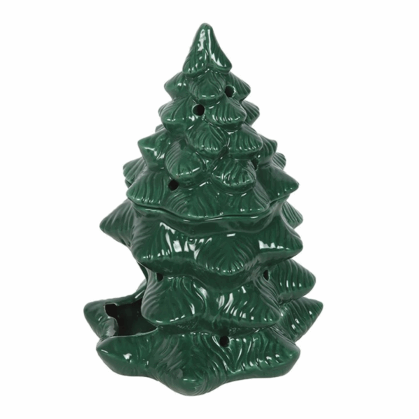 Green Fir Tree Oil Burner and Wax Warmer - Image 4
