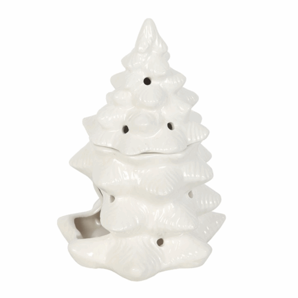 White Fir Tree Oil Burner and Wax Warmer - Image 4