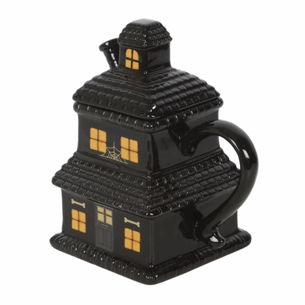 Black Haunted House Mug - Image 5