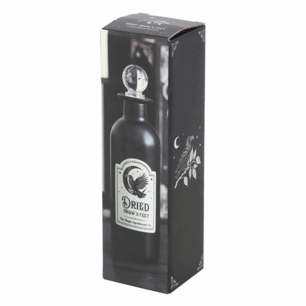 Dried Crow's Feet Decorative Glass Potion Bottle - Image 5
