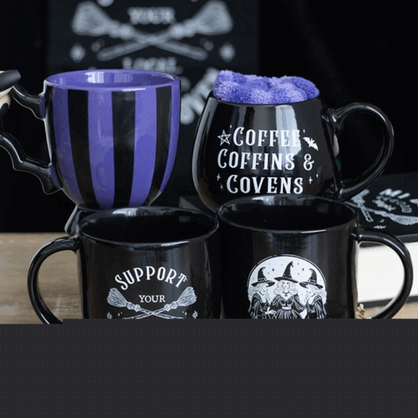 Purple Striped Bat Wing Teacup - Image 5
