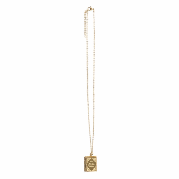 Book Shaped Locket Necklace in Gift Box - Image 5