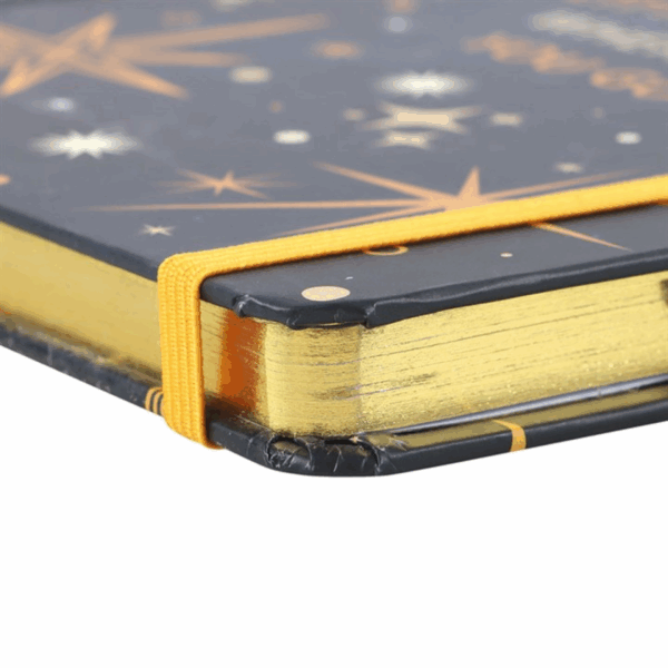 Leave A Little Sparkle A5 Notebook with Citrine Pen - Image 5