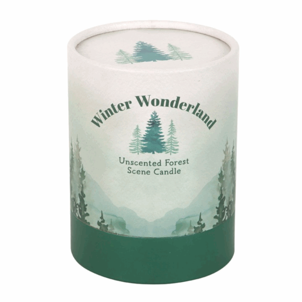 Winter Wonderland Candle with Tree Scene - Image 5