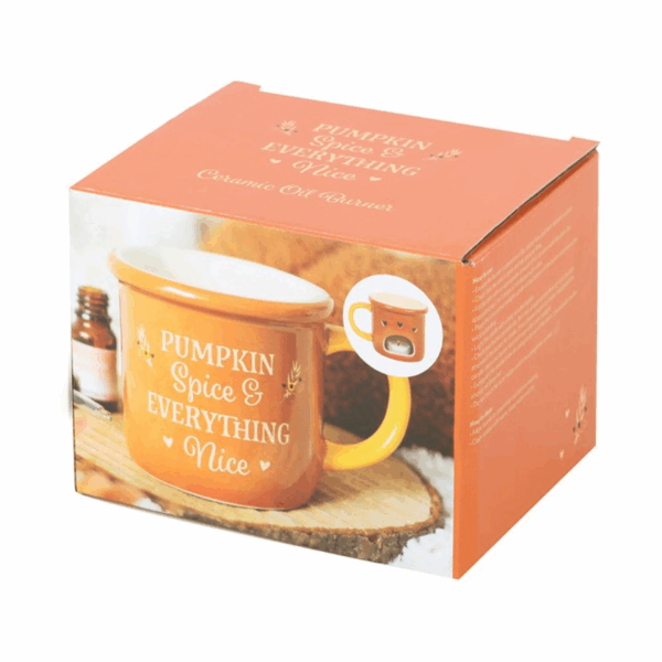 Pumpkin Spice Mug Oil Burner and Wax Warmer - Image 5