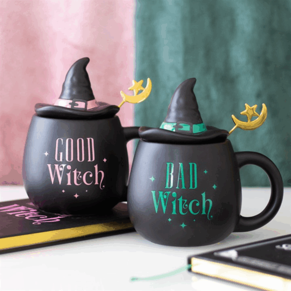 Good Witch Lidded Mug with Spoon - Image 6