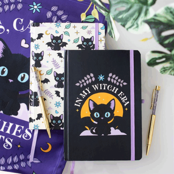 Cute and Creepy Print A5 Notebook with Amethyst Pen - Image 6