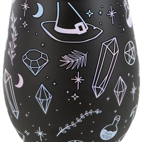 Crystal Witch Print Stemless Glass - Image 4
