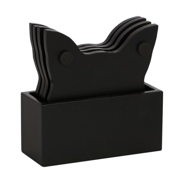 Mystic Mog Cat Face Coaster Set - Image 3