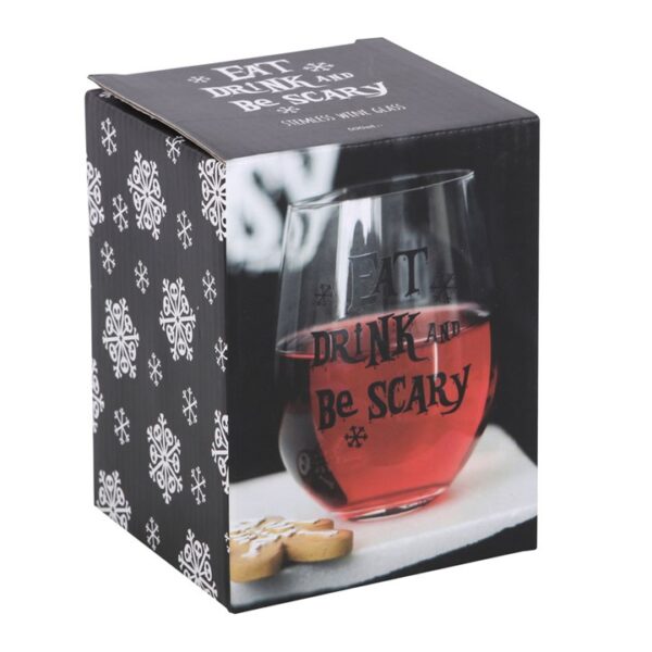 Eat, Drink & Be Scary Stemless Glass - Image 3
