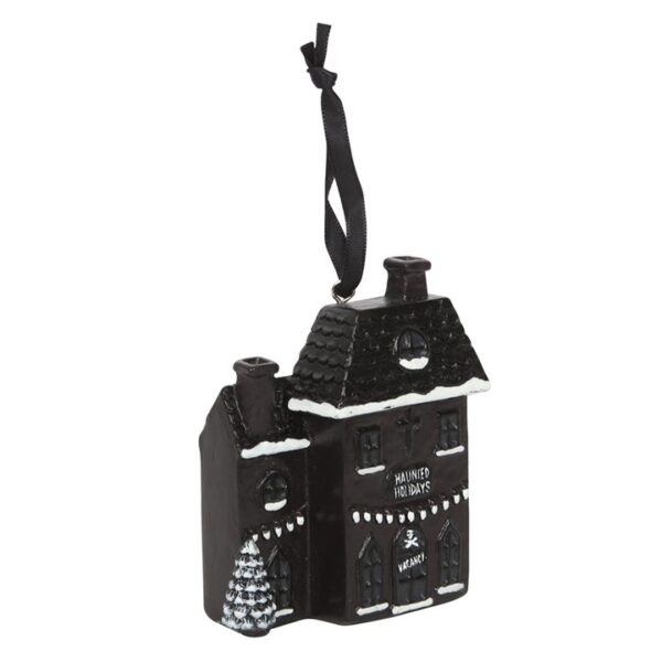 Haunted Holiday House Resin Christmas Decoration - Image 2