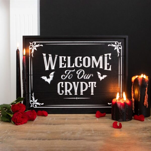Welcome To Our Crypt Wall Plaque - Image 3