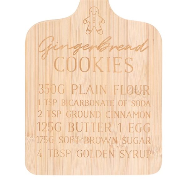 Gingerbread Cookies Bamboo Serving Board - Image 3