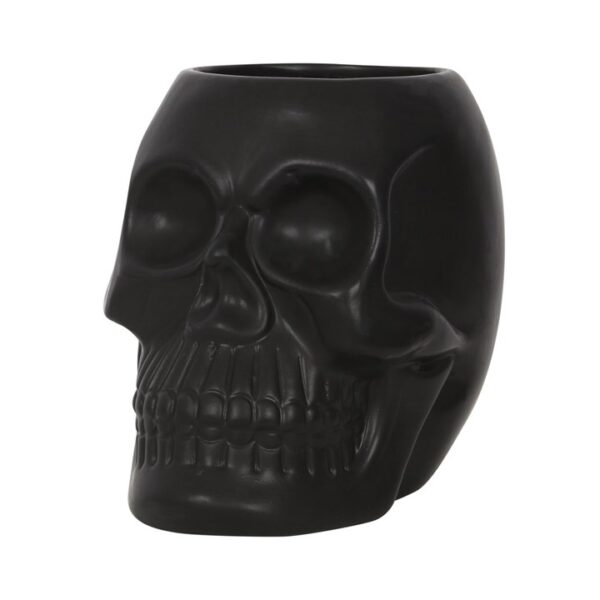 Black Skull Plant Pot - Image 2